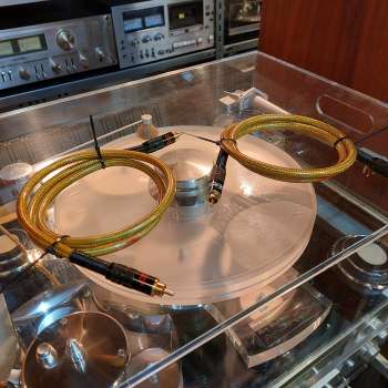 Oehlbach Cinch-Kabel  2 x 1 m Cinch Kabel  mit Gold Cinch